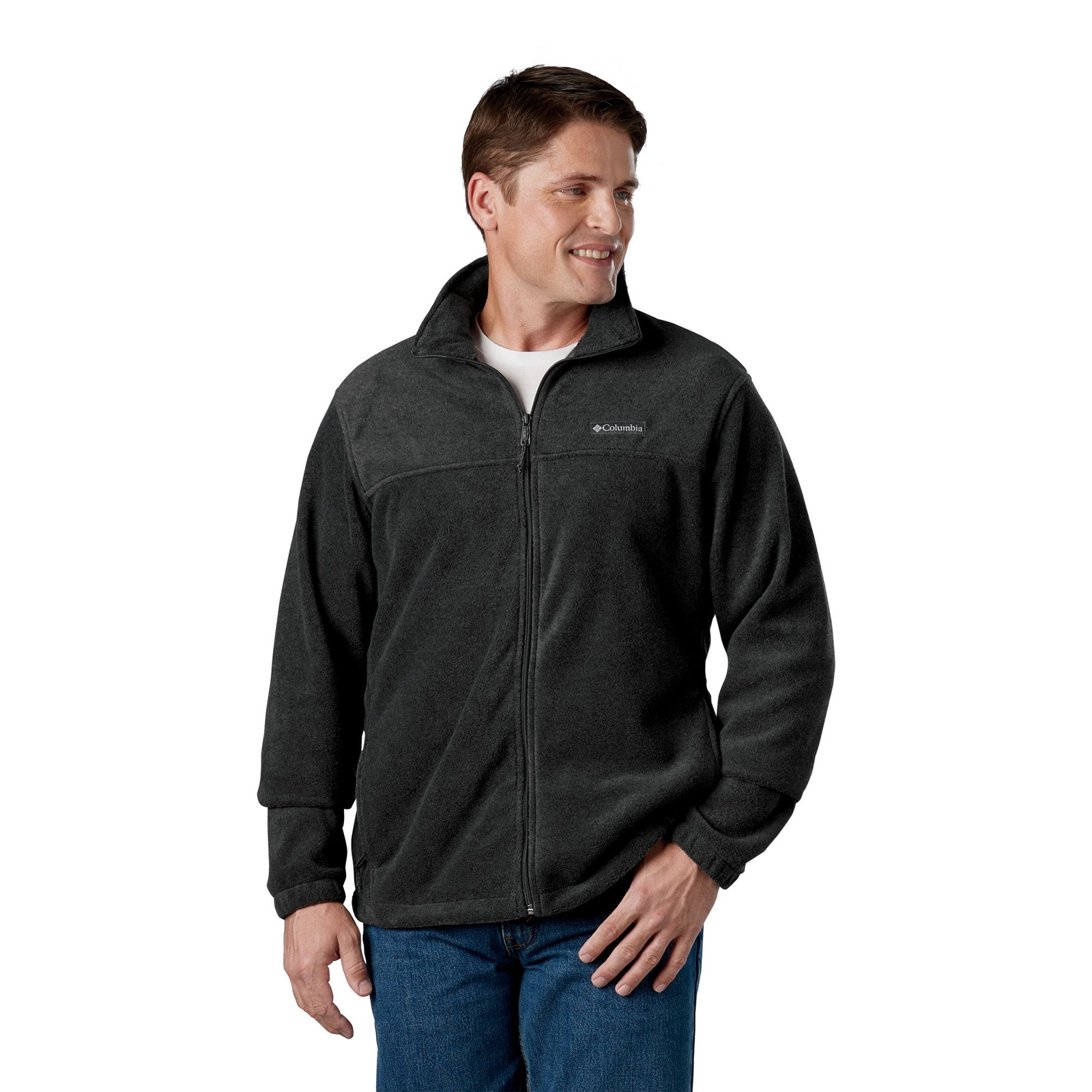 Columbia Men's Steens Mountain 2.0 Full-Zip Fleece Jacket Grey Jackets S