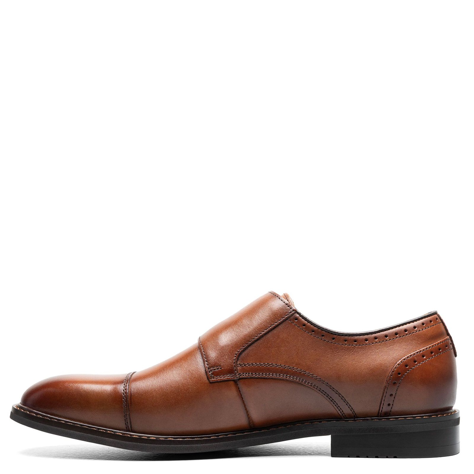 Stacy Adams Shoes Boswell Cap Toe Double Monk Strap Brandy Size 11.5 — photo 2