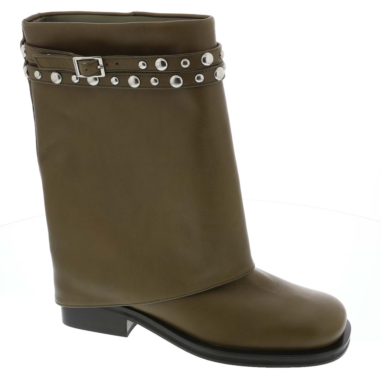 Free People Scorpio Studded Foldover Boot Women's Green Boot 10