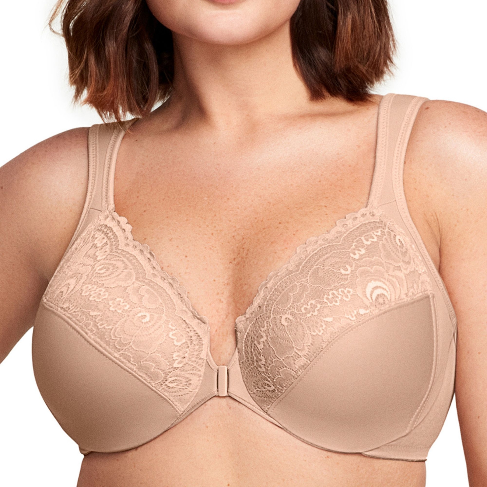Glamorise Front-Close Wonderwire Bra - Picture 5 of 9