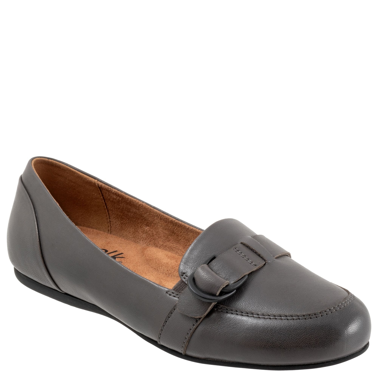 Softwalk Serra Women's Grey Slip On 5 M