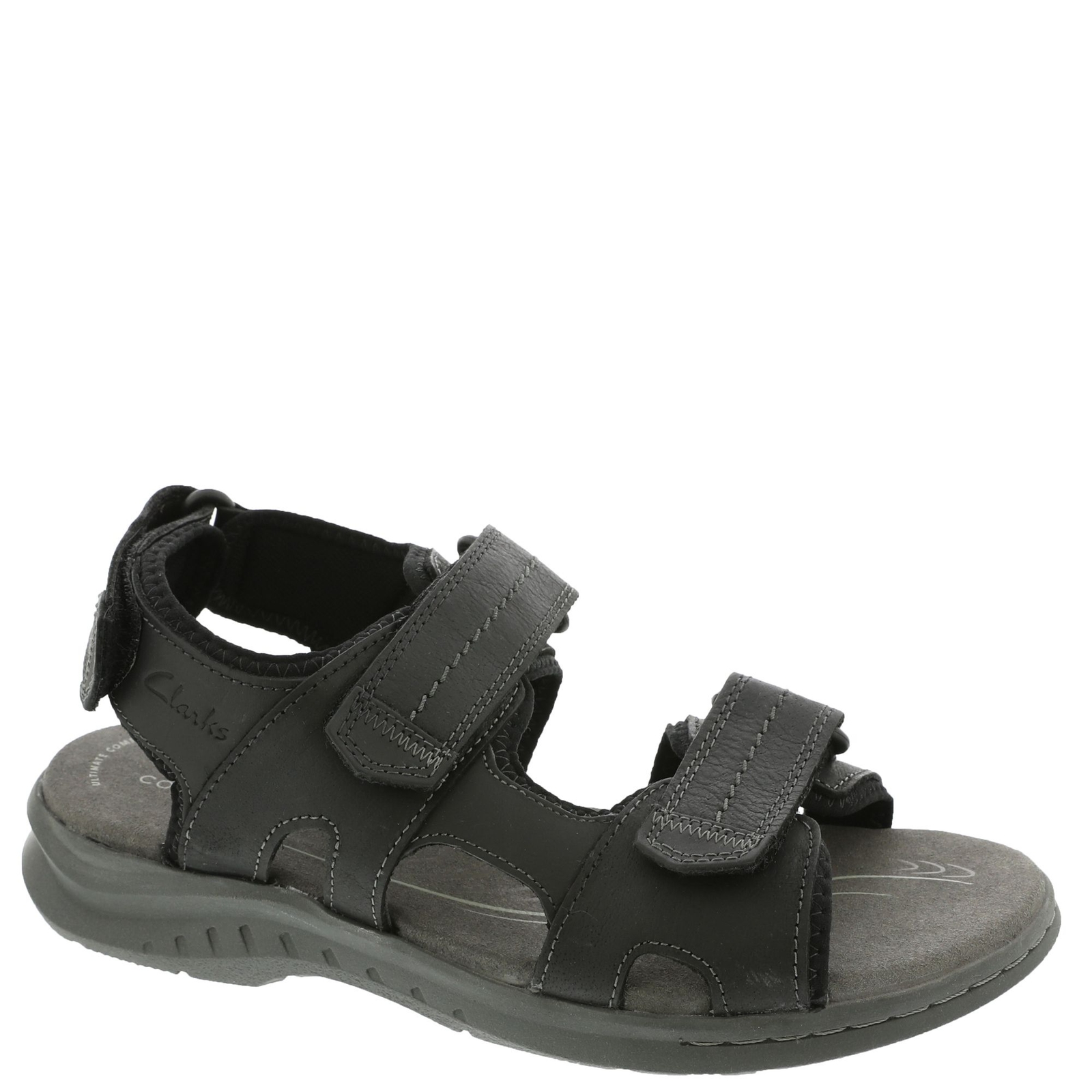 Clarks Walkford Walk Men's Black Sandal 11 M