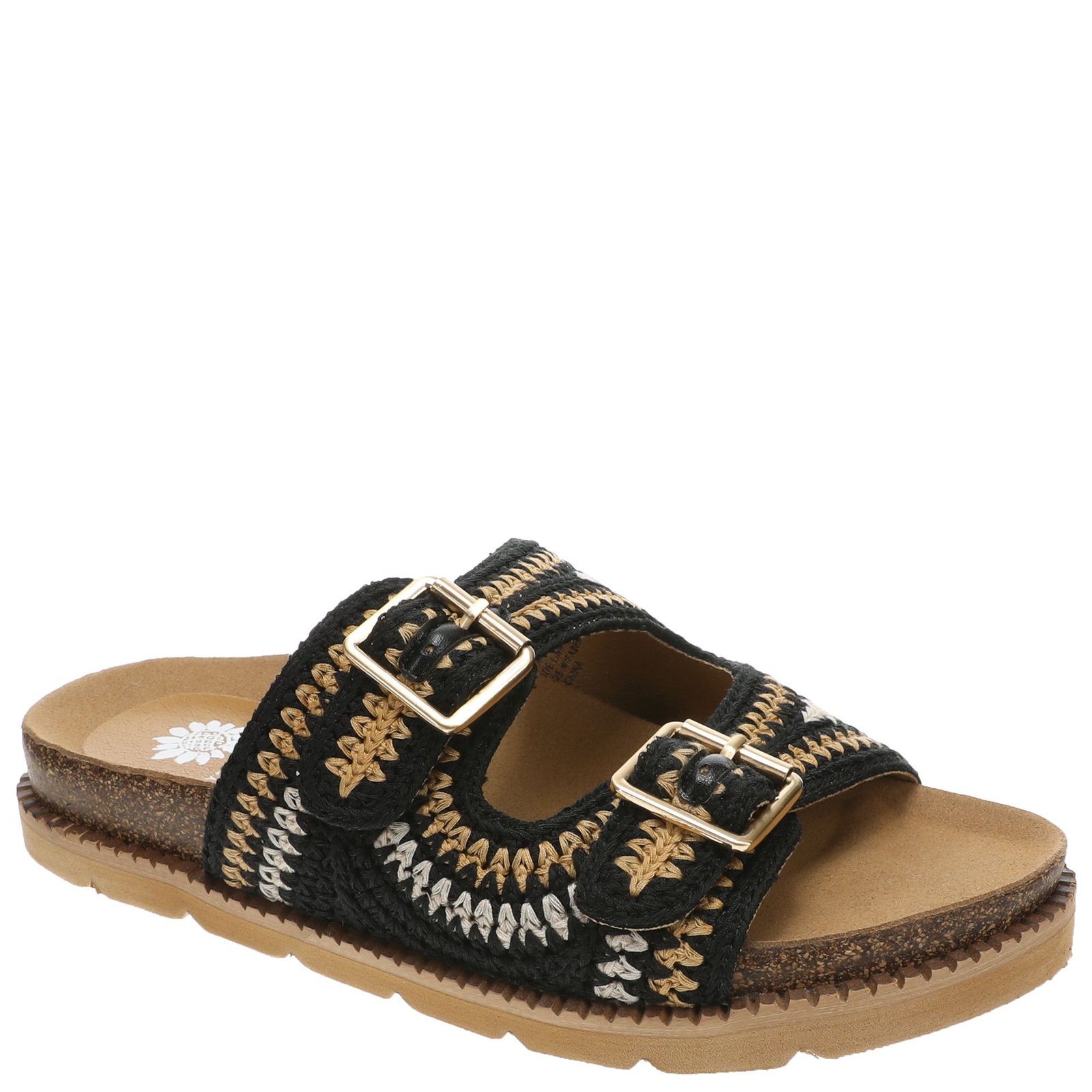 Yellow Box Holden Women's Black Sandal 9 M