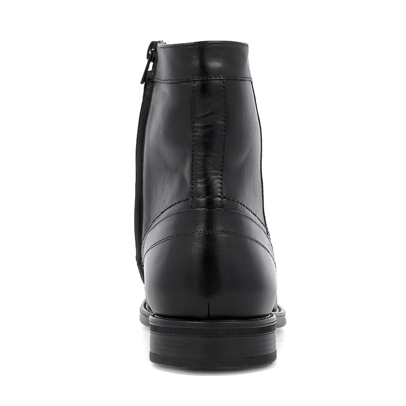 Florsheim Midtown Black Leather Square Toe Side Zip Short Boot Men 10 D Florsheim Men main image 2