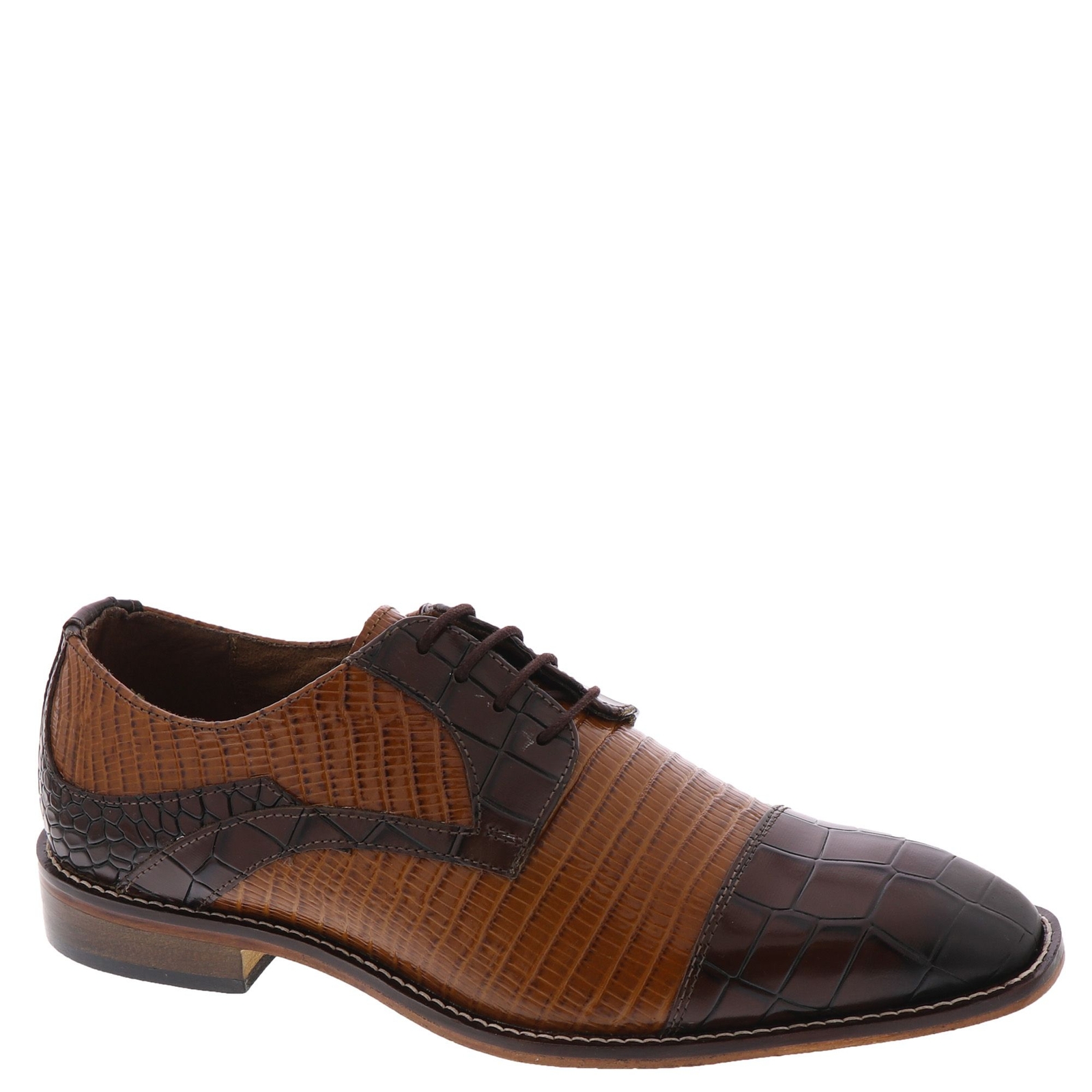 Stacy Adams Tedesco Men's Brown Oxford 8.5 M