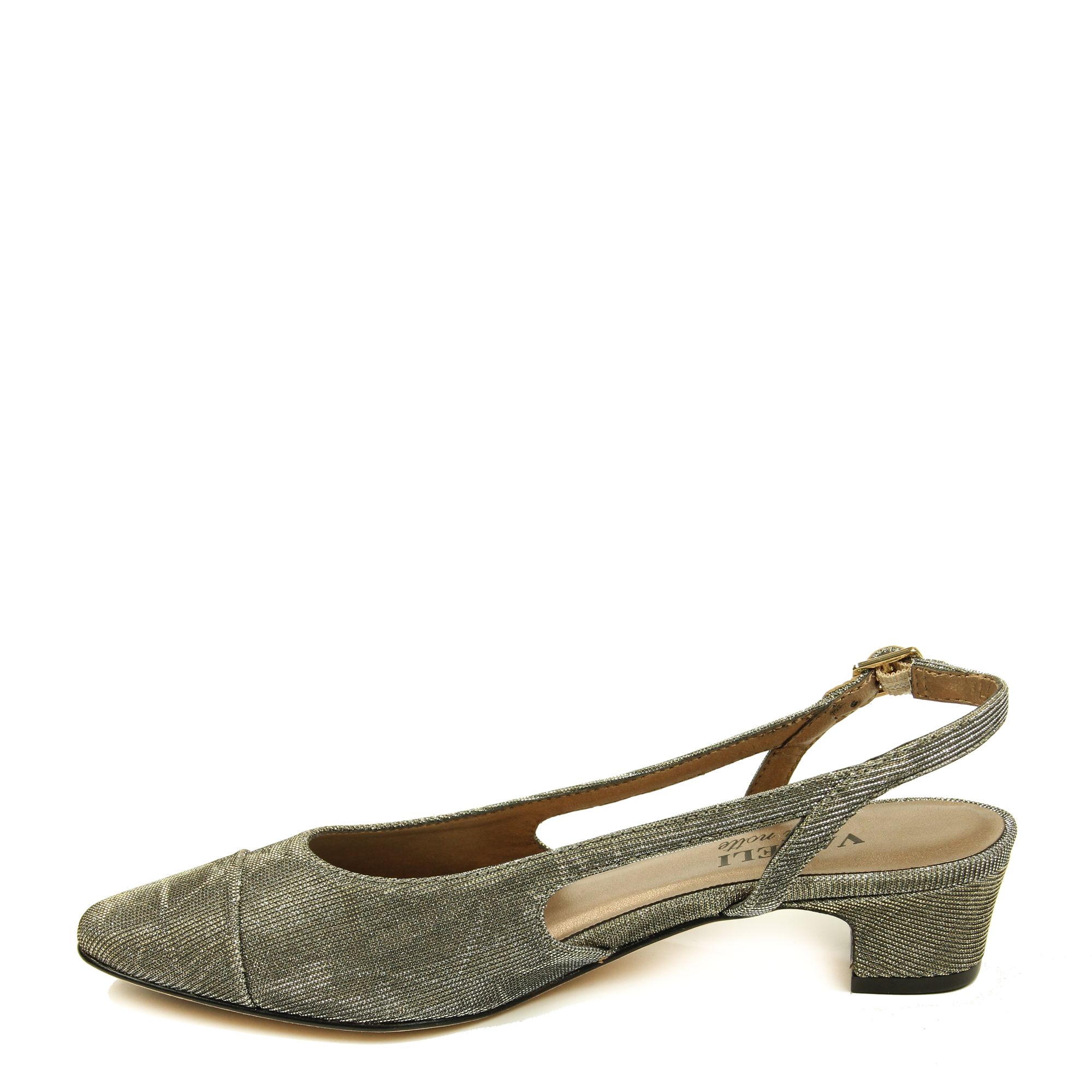 ★関税込み★ Celine Lily Slingback Celina Buckled Slingback Pumps (Off White Croc)