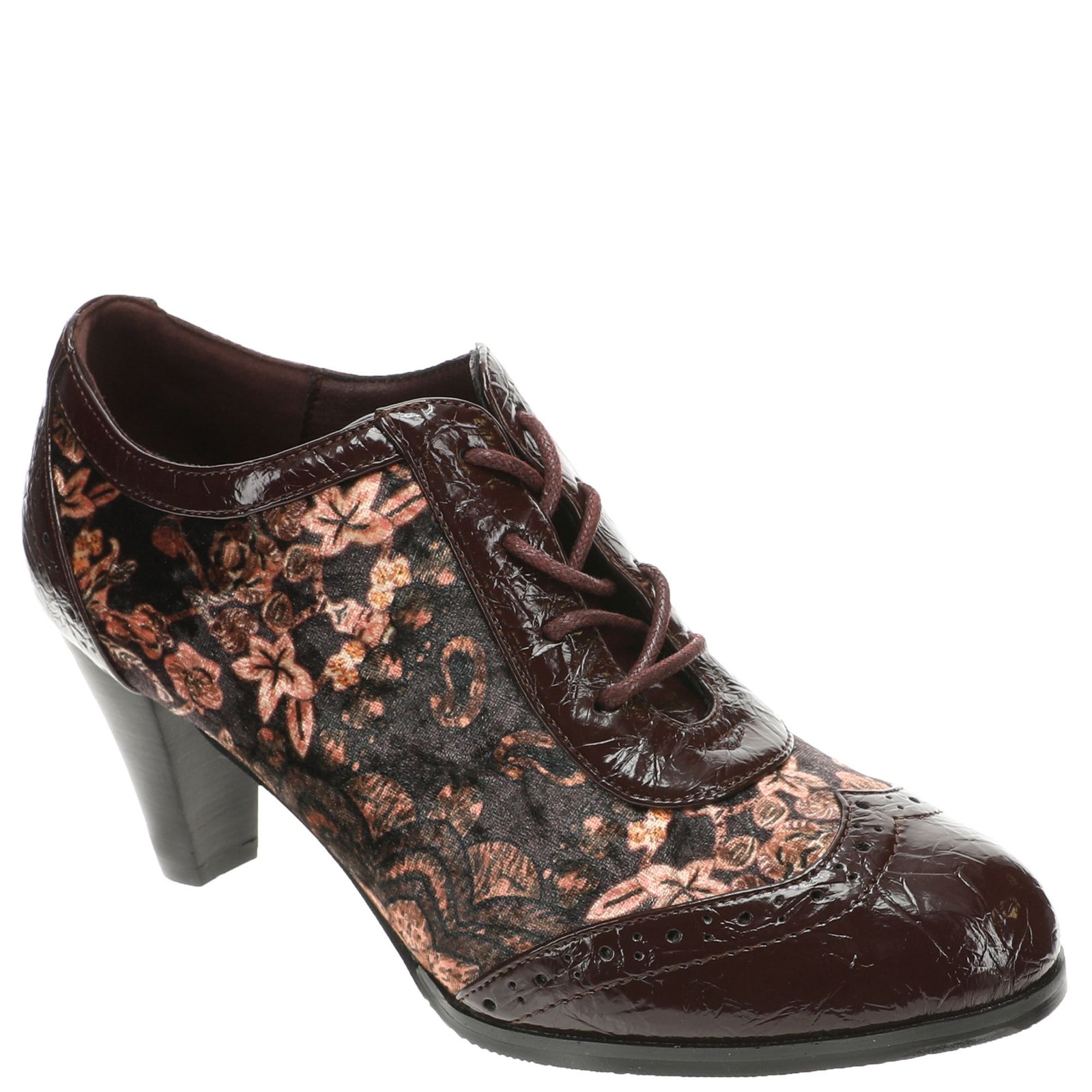 chinese dress ladies Amazon.com | Masseys Women's Sydney Patent Buckle Detail Boot, 6 M  (Medium), Red Patent