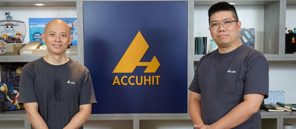 AccuHit CEO Jason Lin and AccuHit Chief Cloud Architect Hock Wang photo.