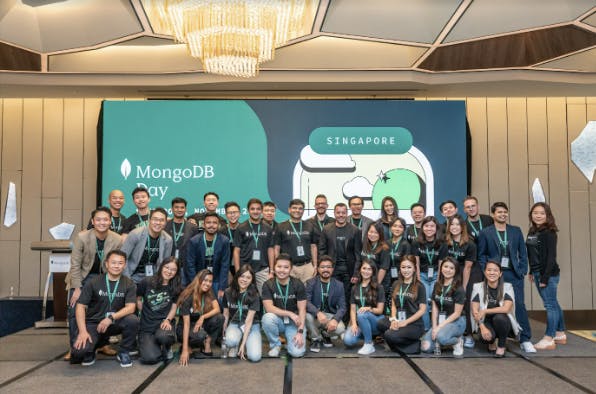 Members of MongoDB’s Association of Southeast Asian Nations (ASEAN) team get set for their first MongoDB Day in Singapore.