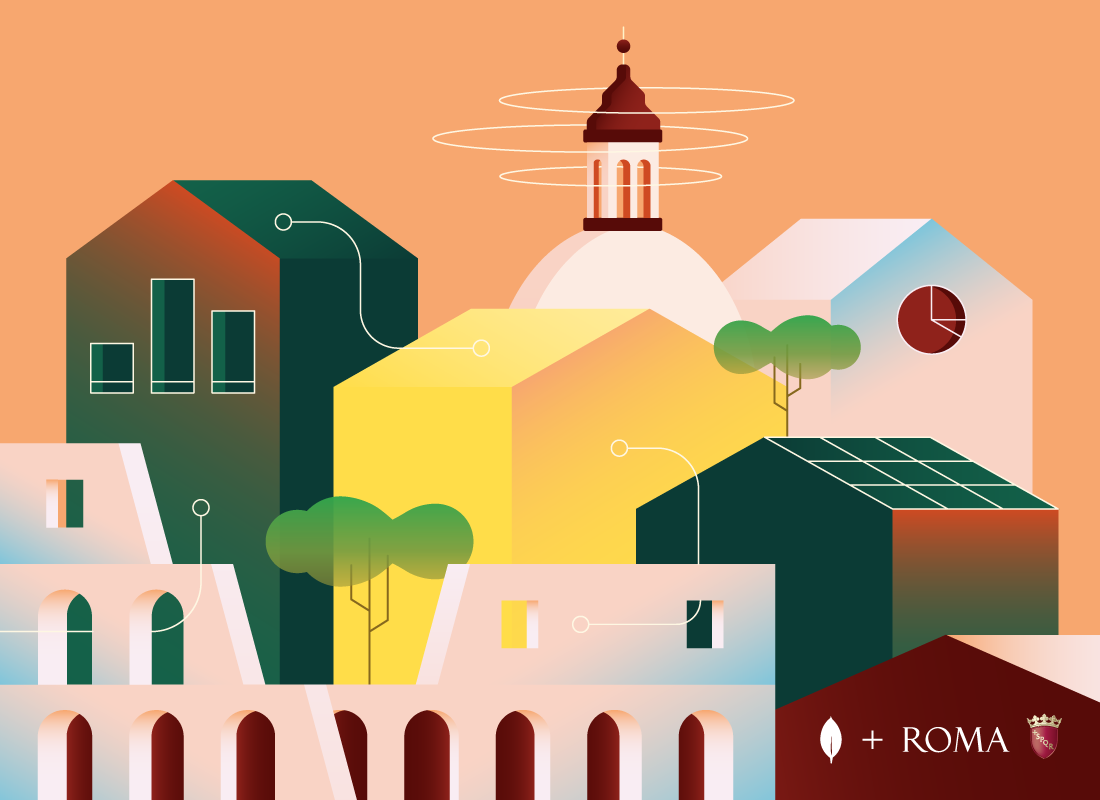 Illustration of the city