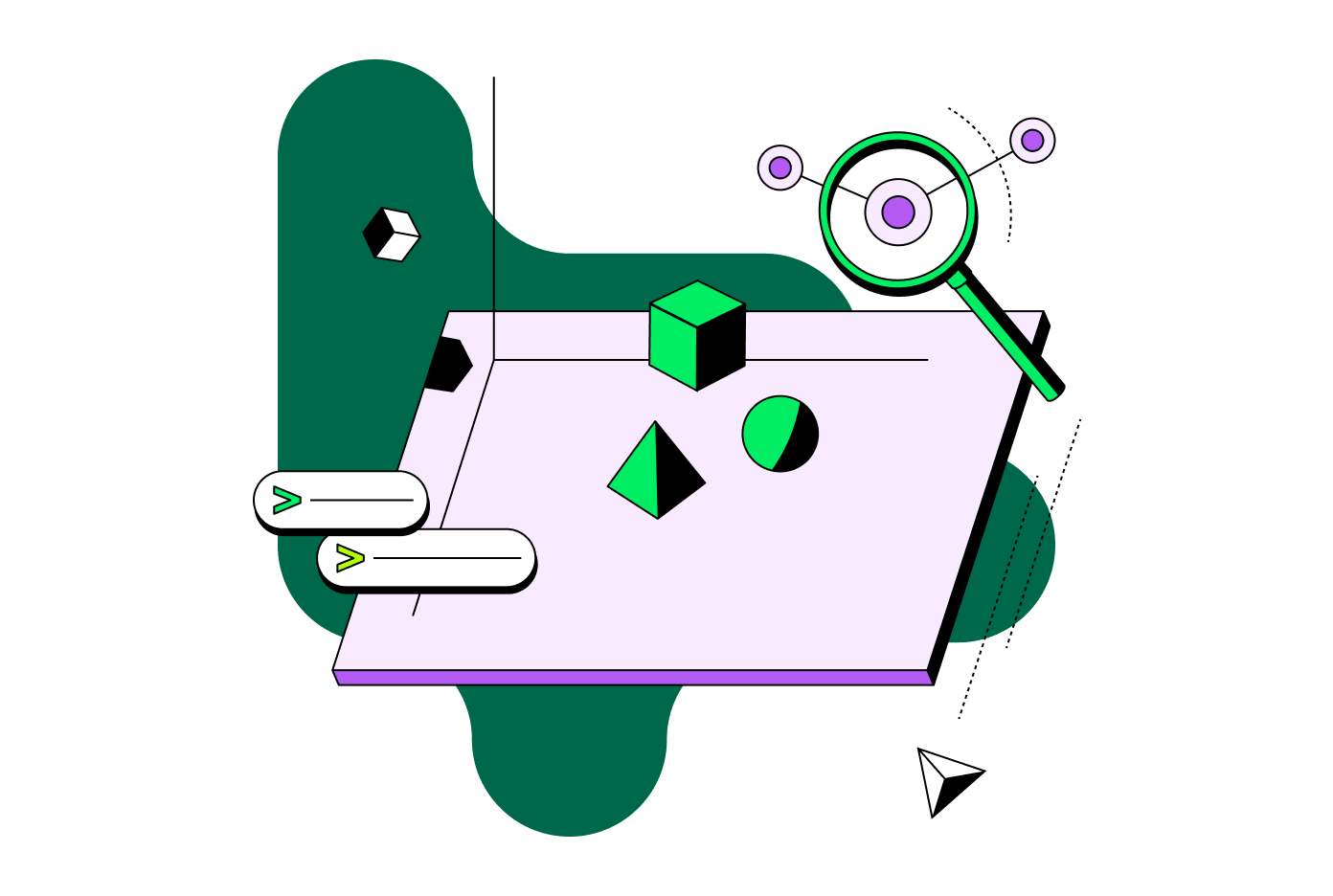 Illustration representing Atlas Vector Search