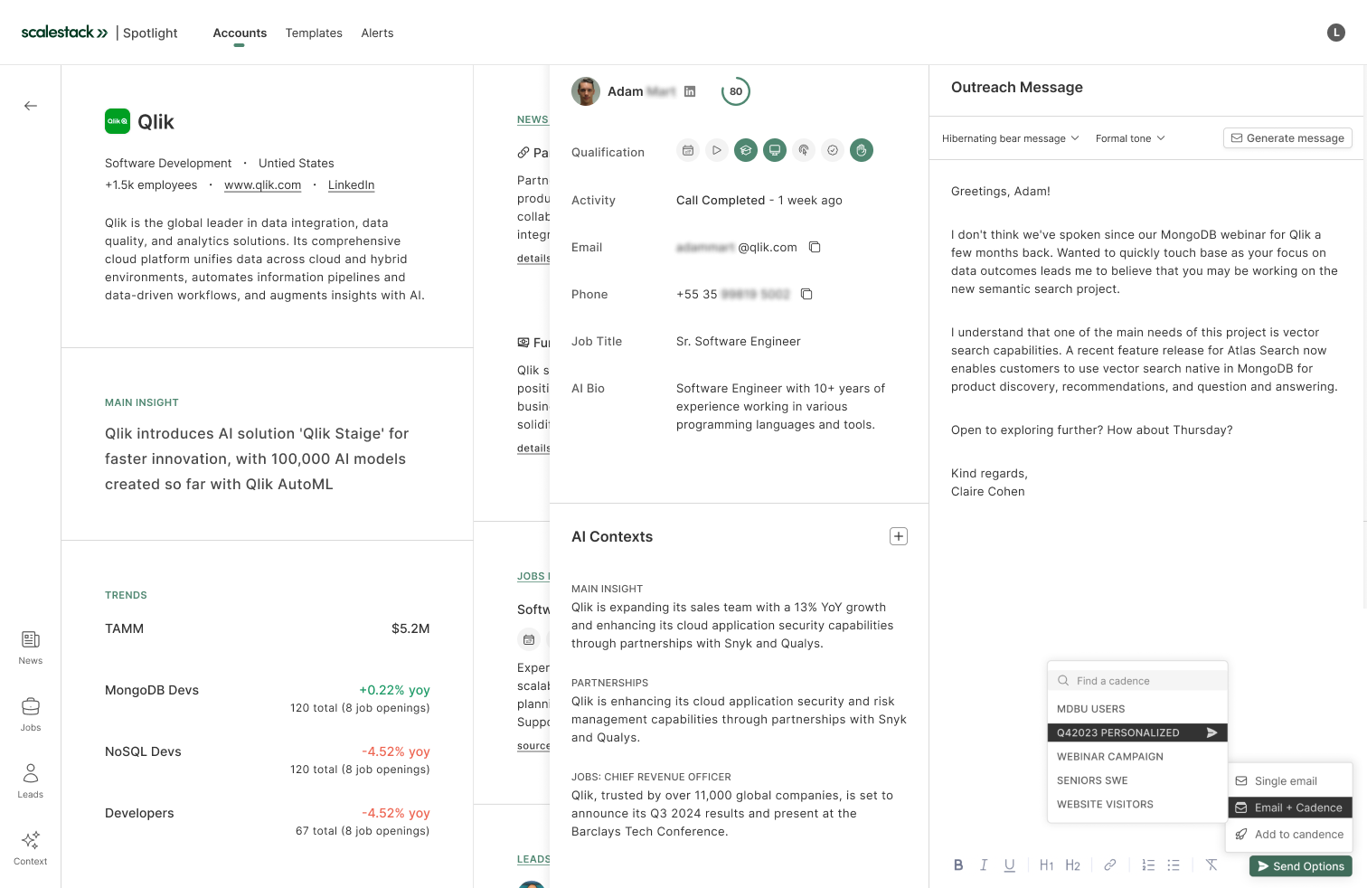 Spotlight Email Generation
