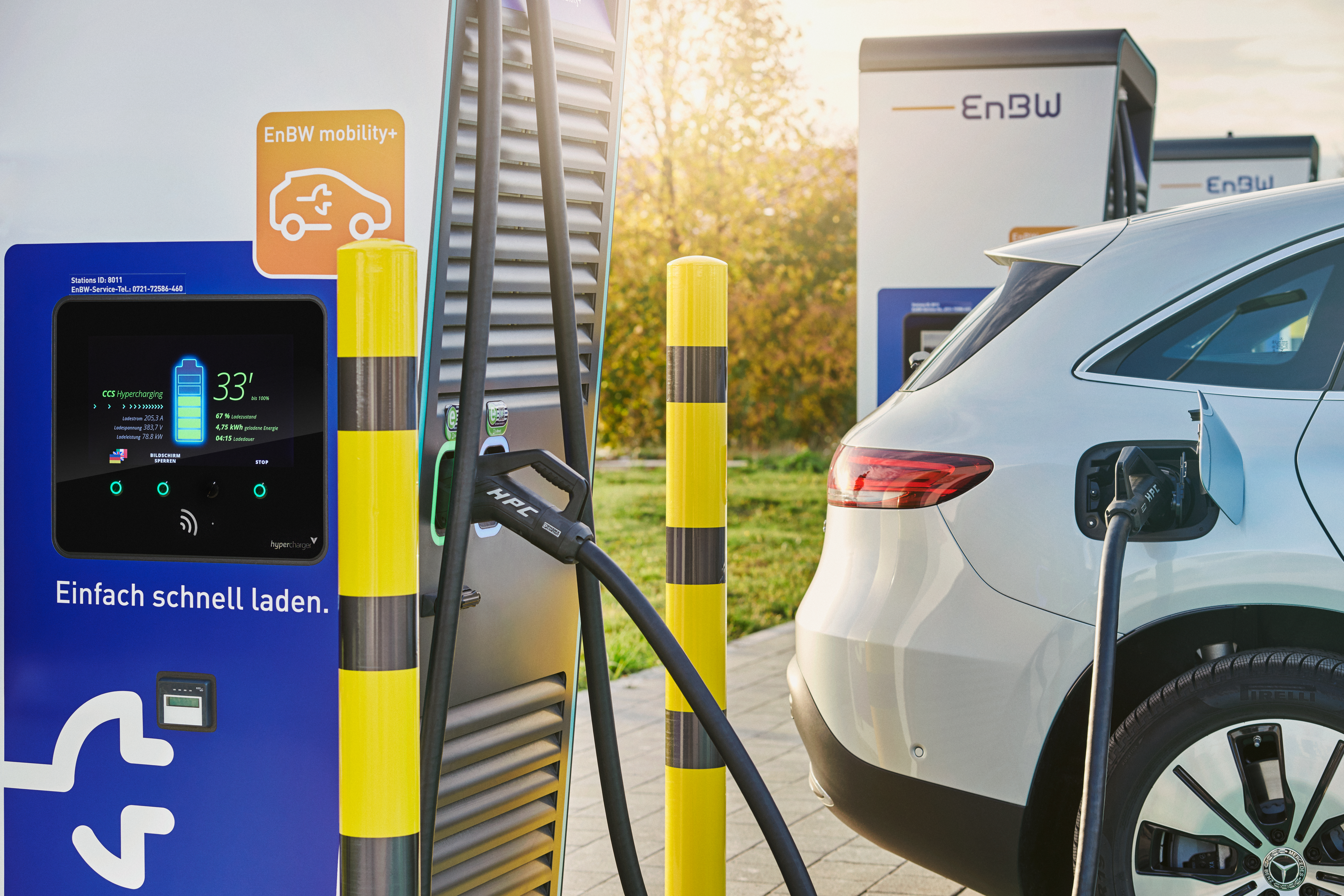 EnBW fast charging along motorways