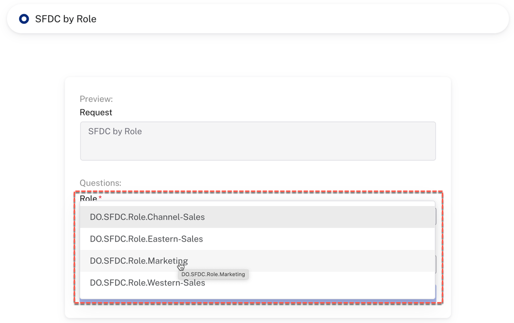 Okta Inbox user request form