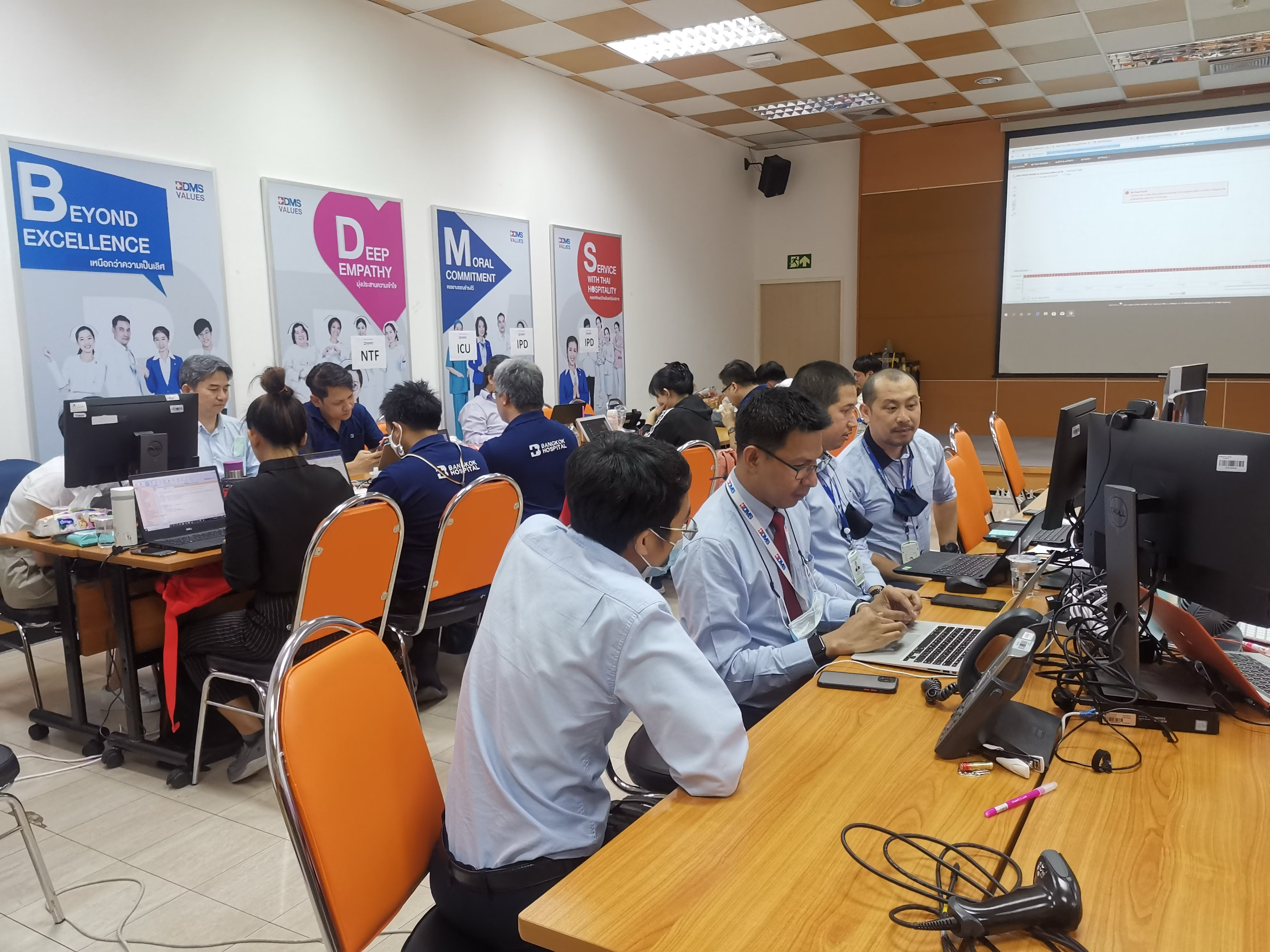 GLS Arcus Air rollout war room (infrastructure team)