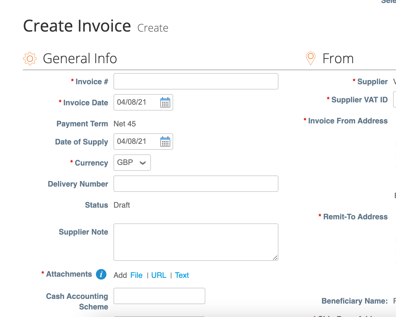 Step 3 screenshot - Fill all necessary fields