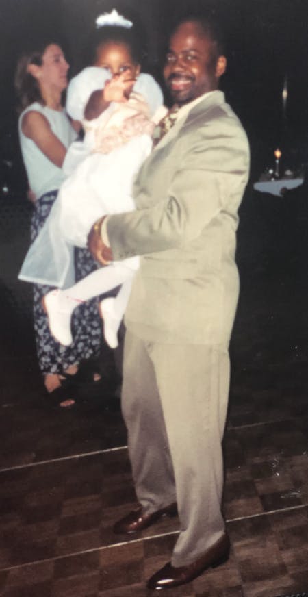 Kayla and her father