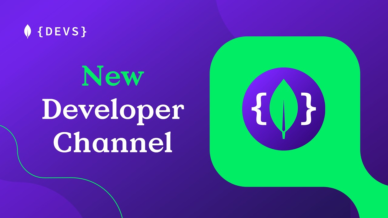 db.youtube.insert(): Our Developer YouTube Channel is Officially Live ...