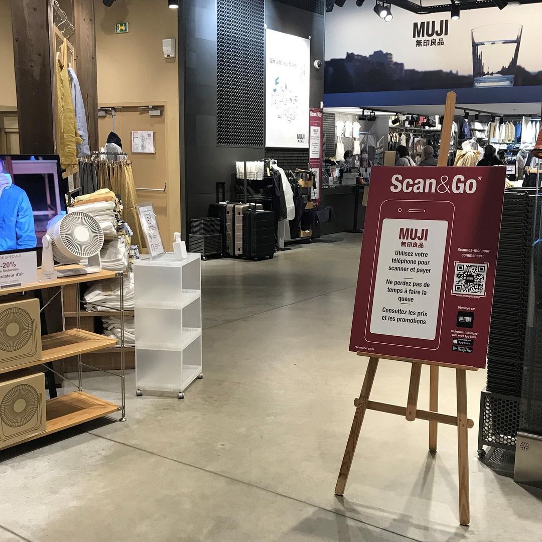 Inside the store