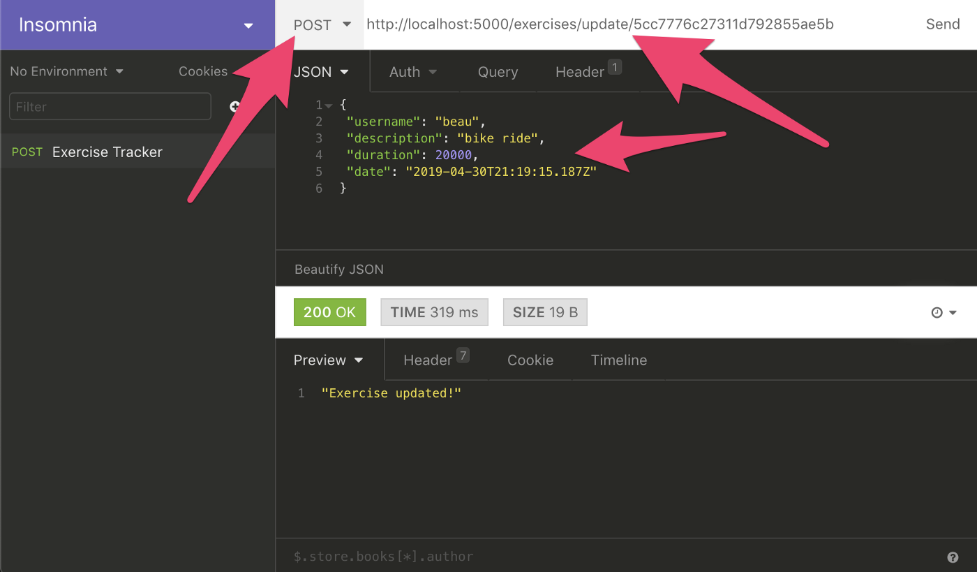 Old data from GET request