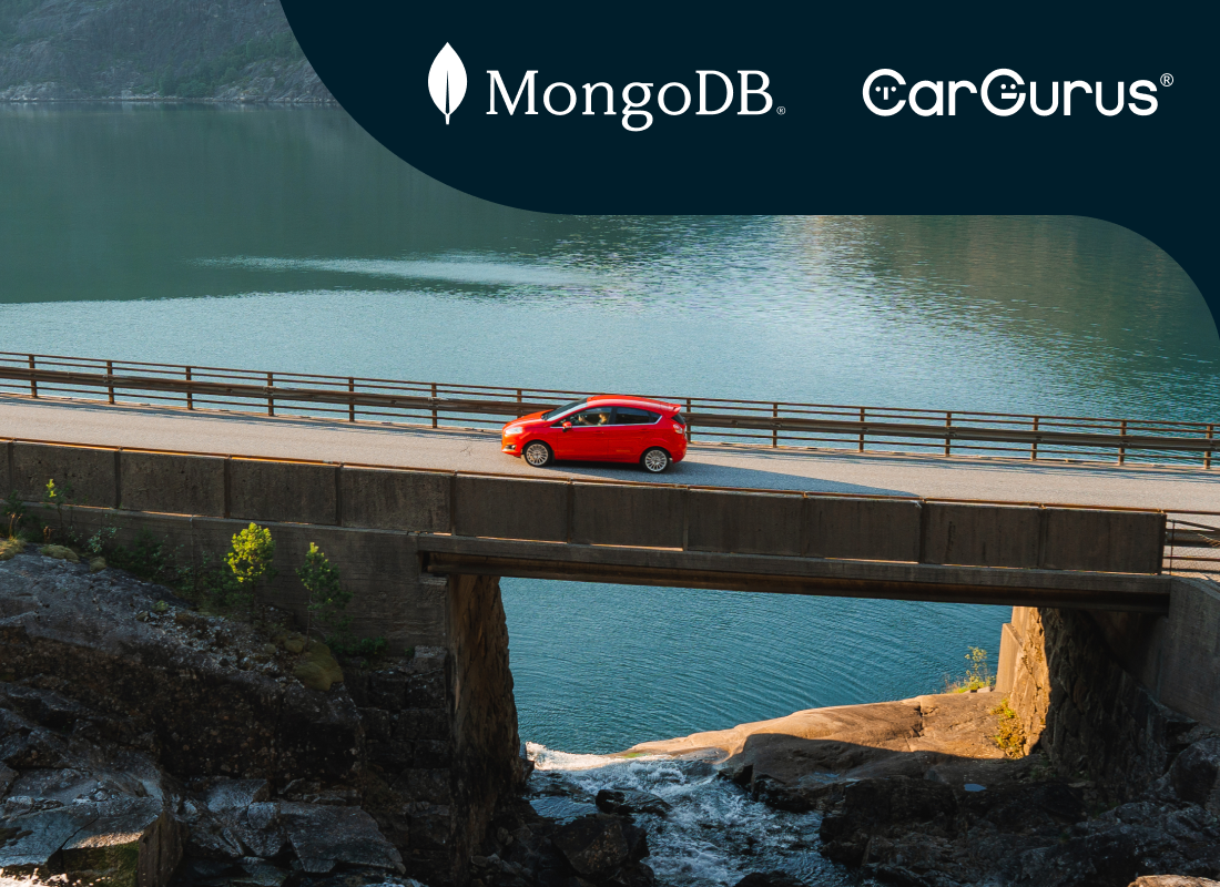 An illustration depicts a red car crossing a bridge.