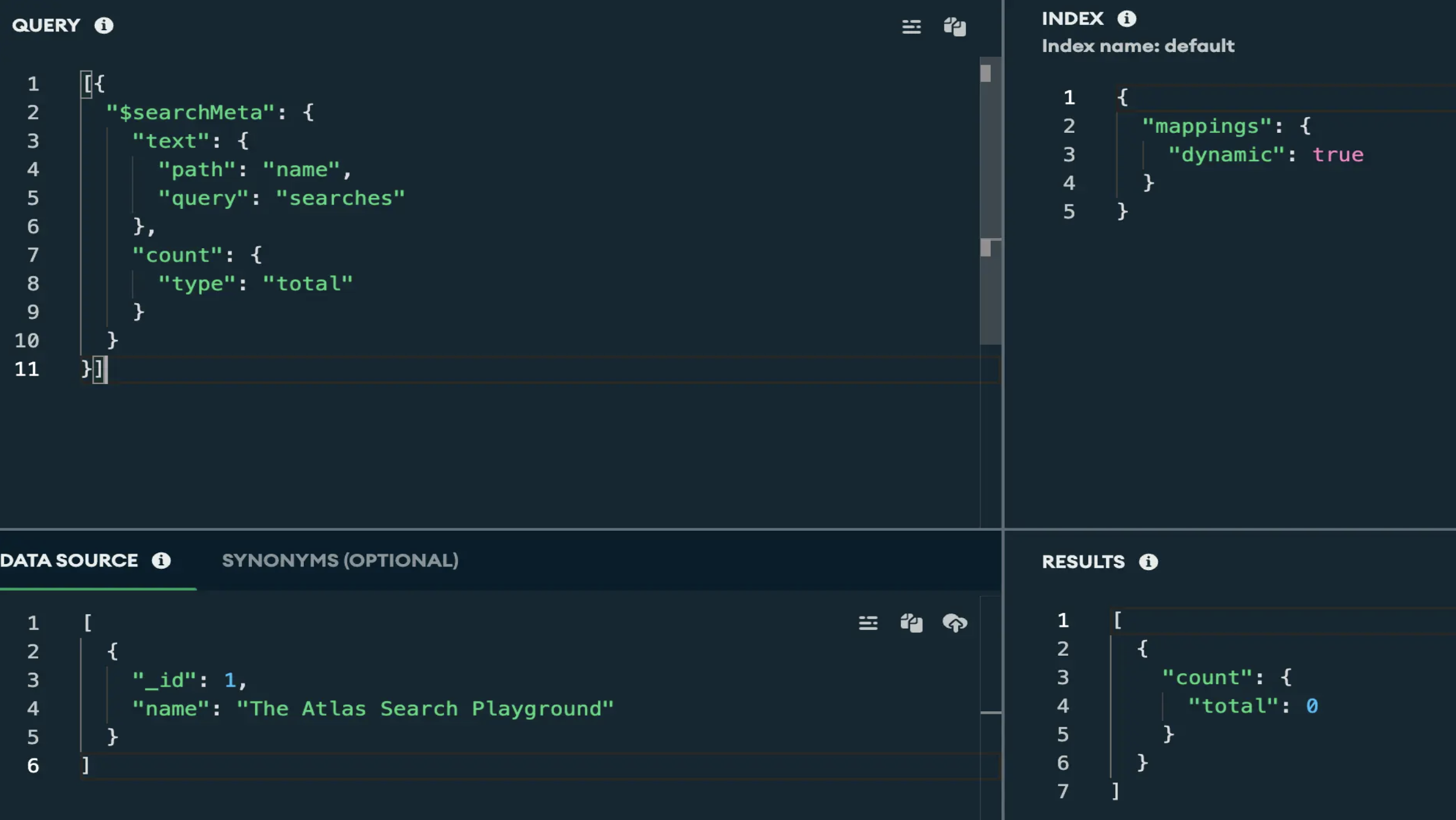 Screen grab of the results from what was just run. 