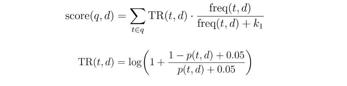 The StableTfi scoring formula, with one forumla on the top and another on the bottom.