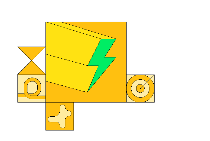 Visual asset for the sprinter archetype featuring a lighting bolt