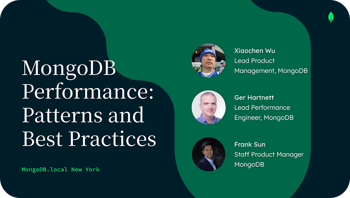 MongoDB Performance - Patterns and Best Practices Highlights