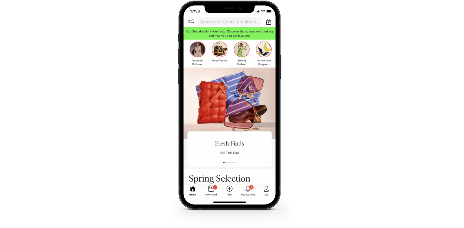 Vestaire Collective Mobile Application