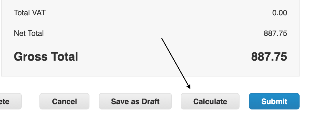 Step 8 screenshot - Calculate and finish