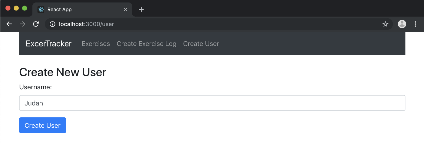 Create New User