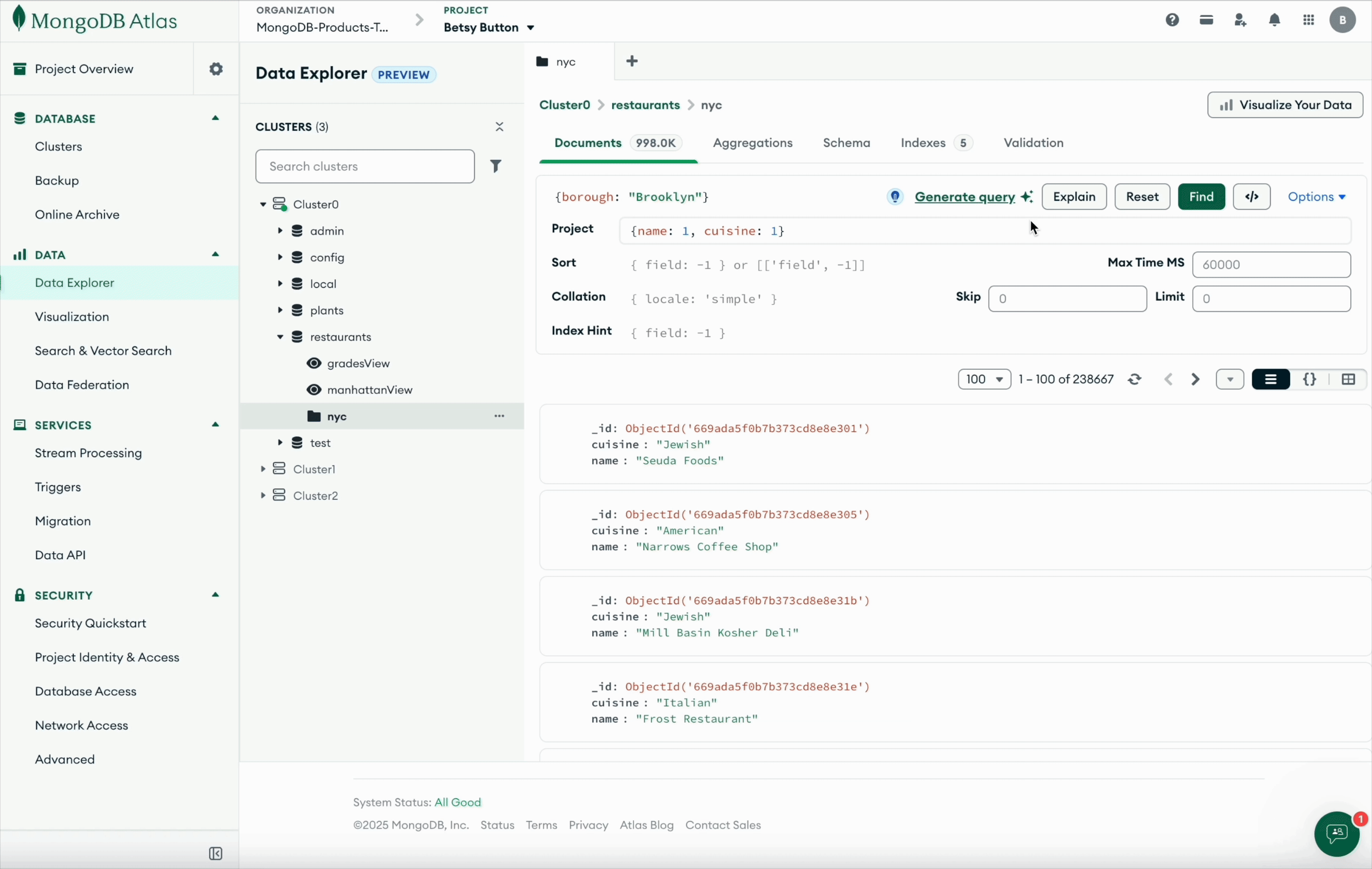 GIF showing the Explain Plan function.