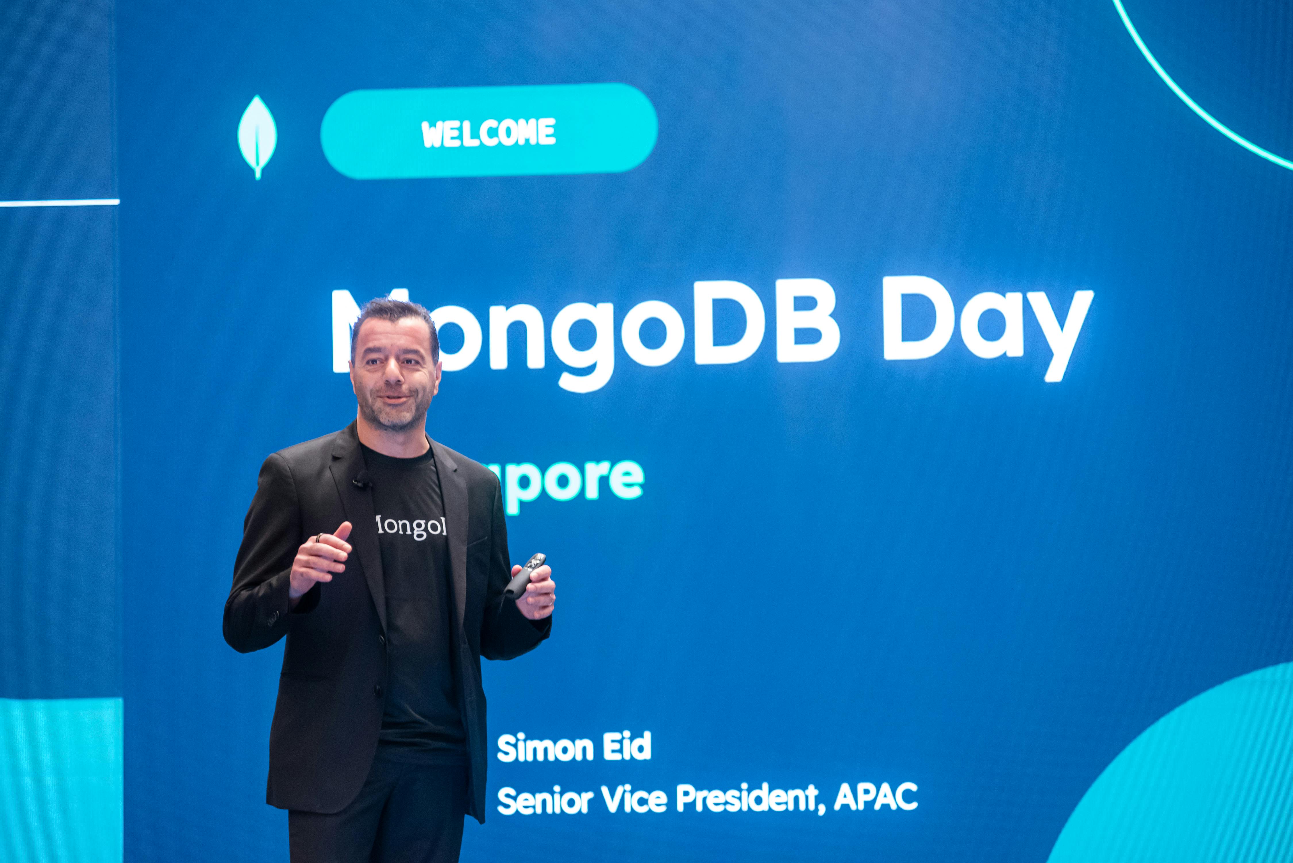 Simon Eid, senior vice president, APAC, MongoDB.
