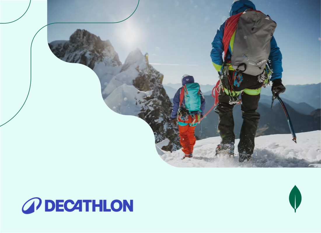 A photo of tourists in full hiking gear.