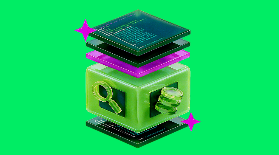 Illustration representing the MongoDB Intelligent Data Platform. 