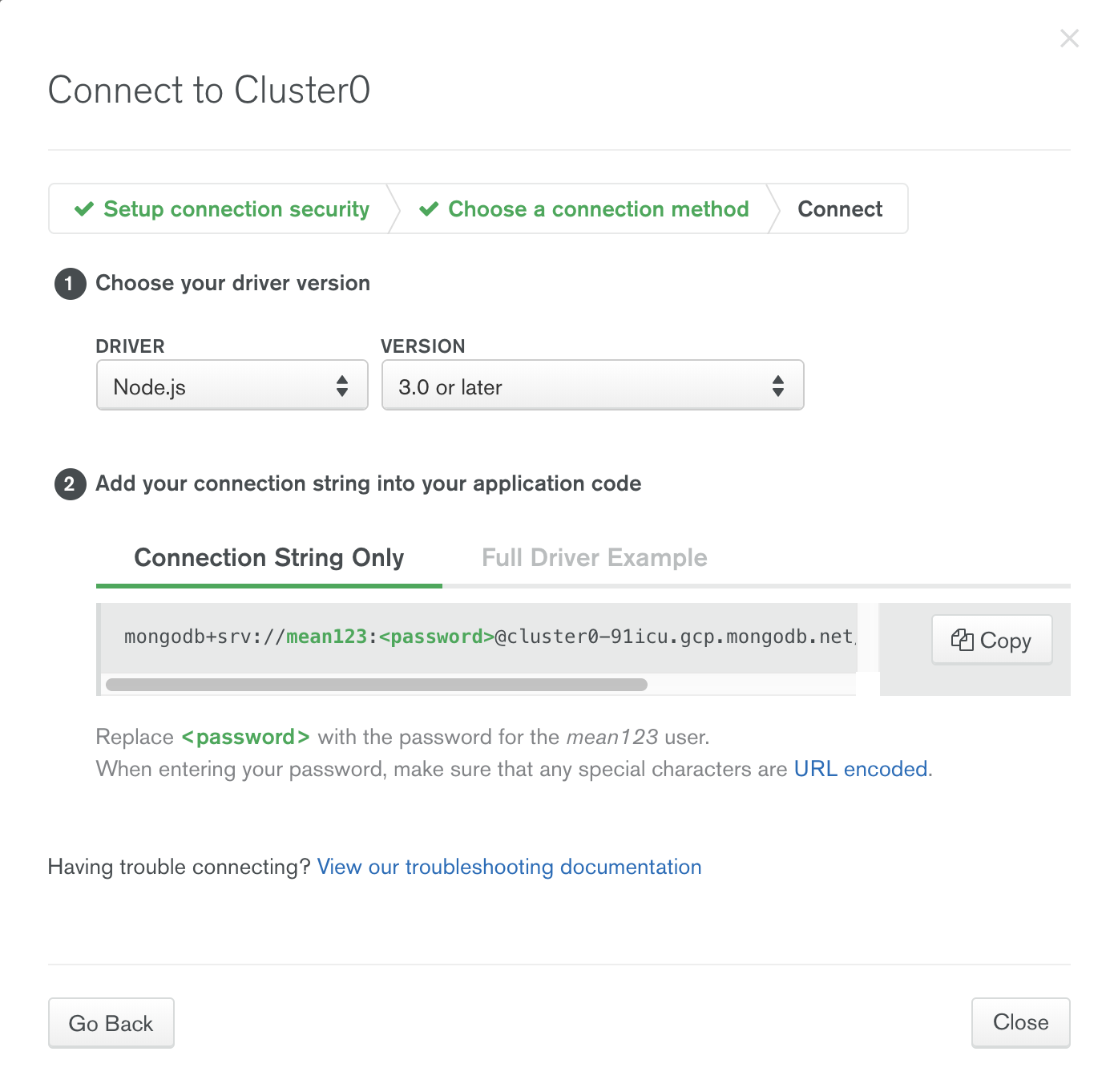 Cluster driver version