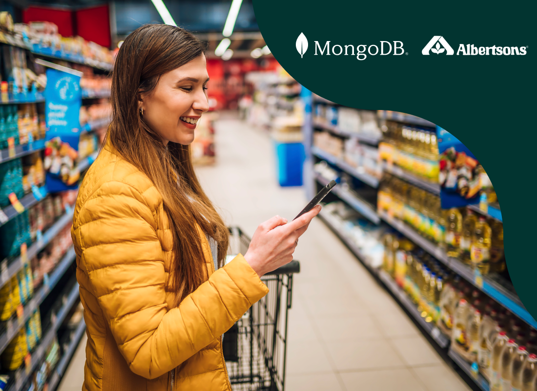 Image of a woman making a payment using a smartphone.
