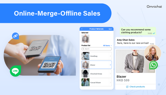 Omnichat features illustration