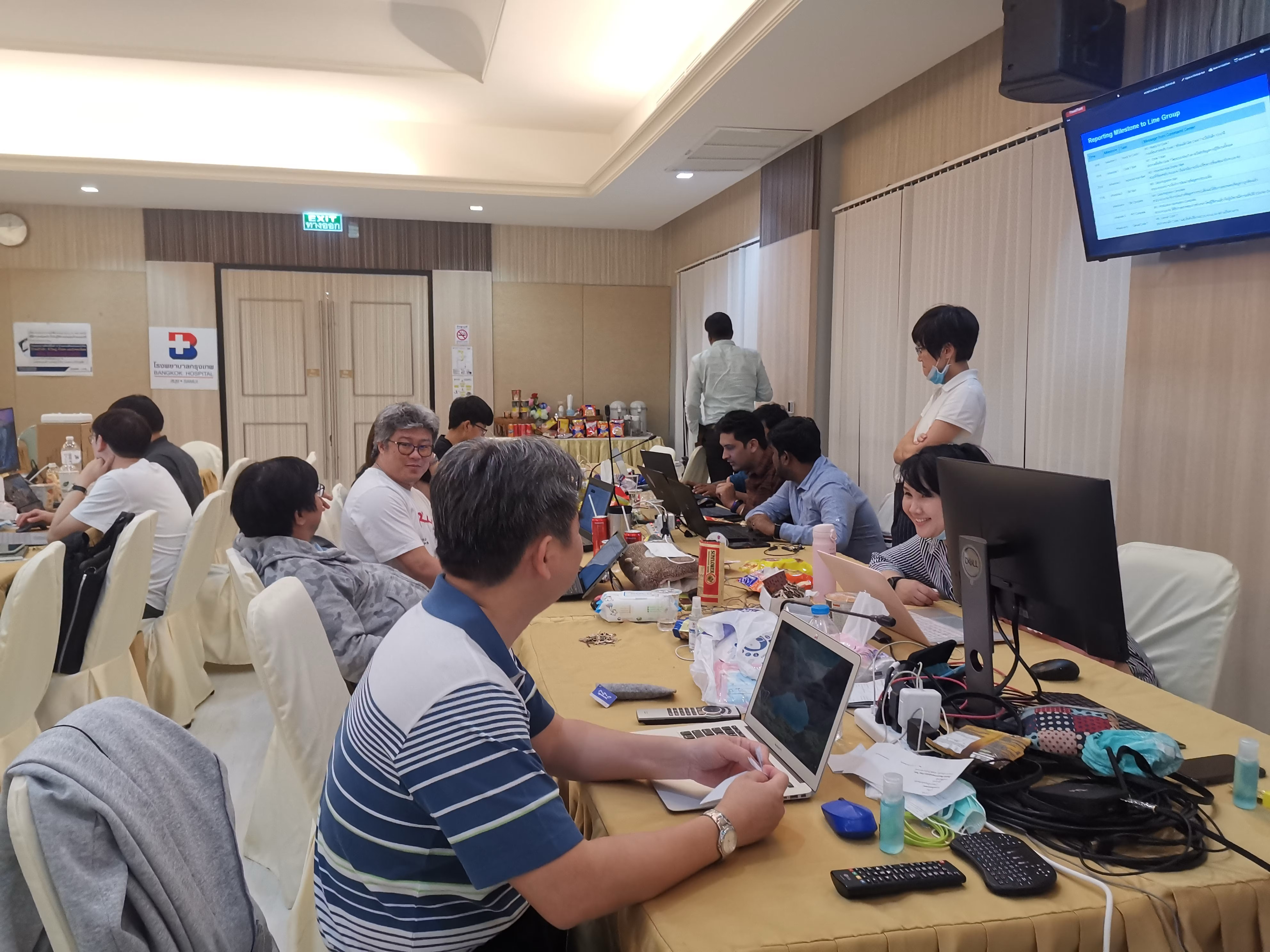 GLS Arcus Air rollout war room (integration and functional team)