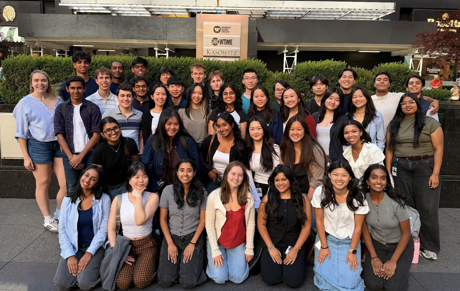 Photo of the NYC intern cohort.