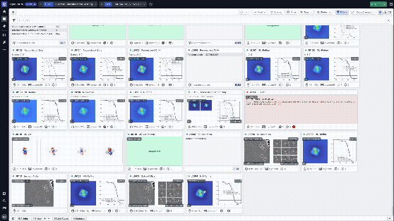CryoSPARC v5 new transparent dashboard