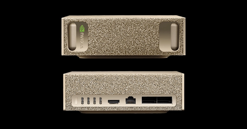 NVIDIA DGX Spark Front and Back | Exxact Blog