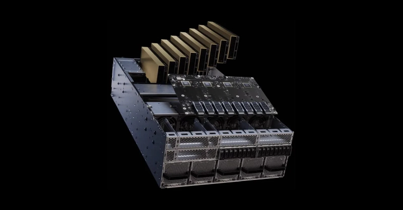 8x NVIDIA MGX GPU Server with ConnectX-8 SuperNIC Switch