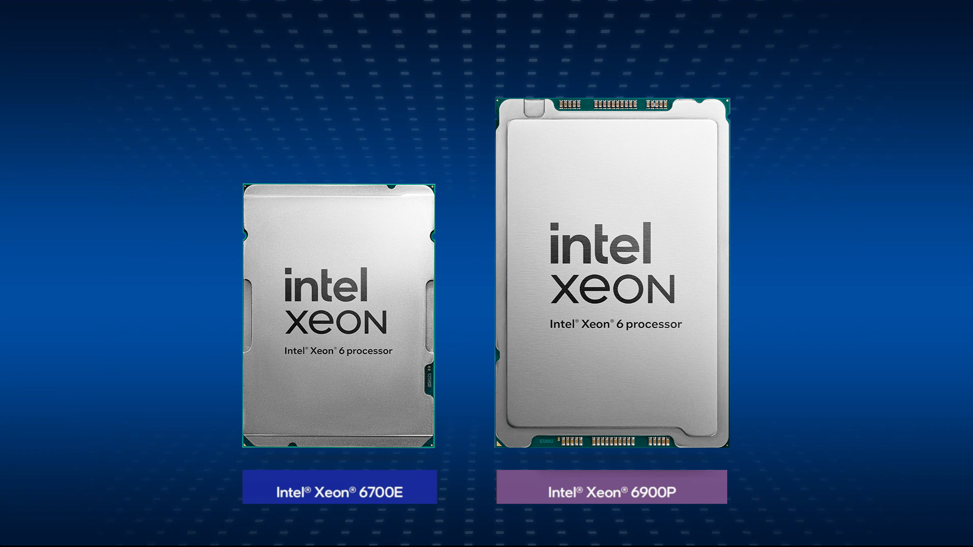 Intel Xeon 6700E and Intel Xeon 6900P