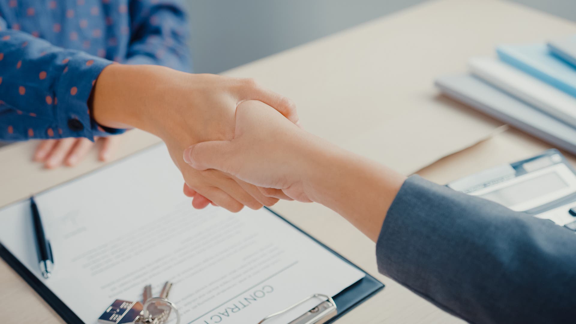 Singning your new home contract