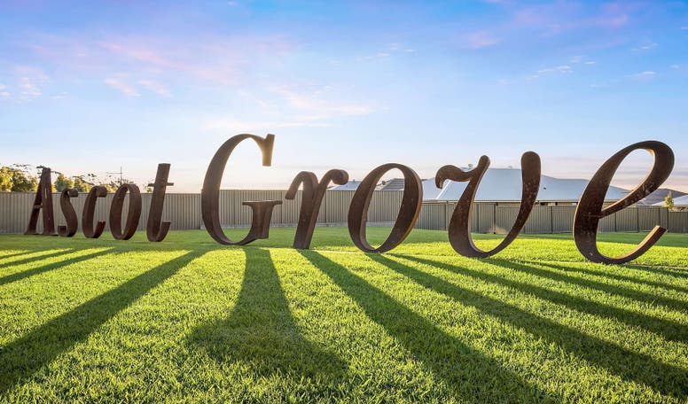 Ascot Grove estate signage