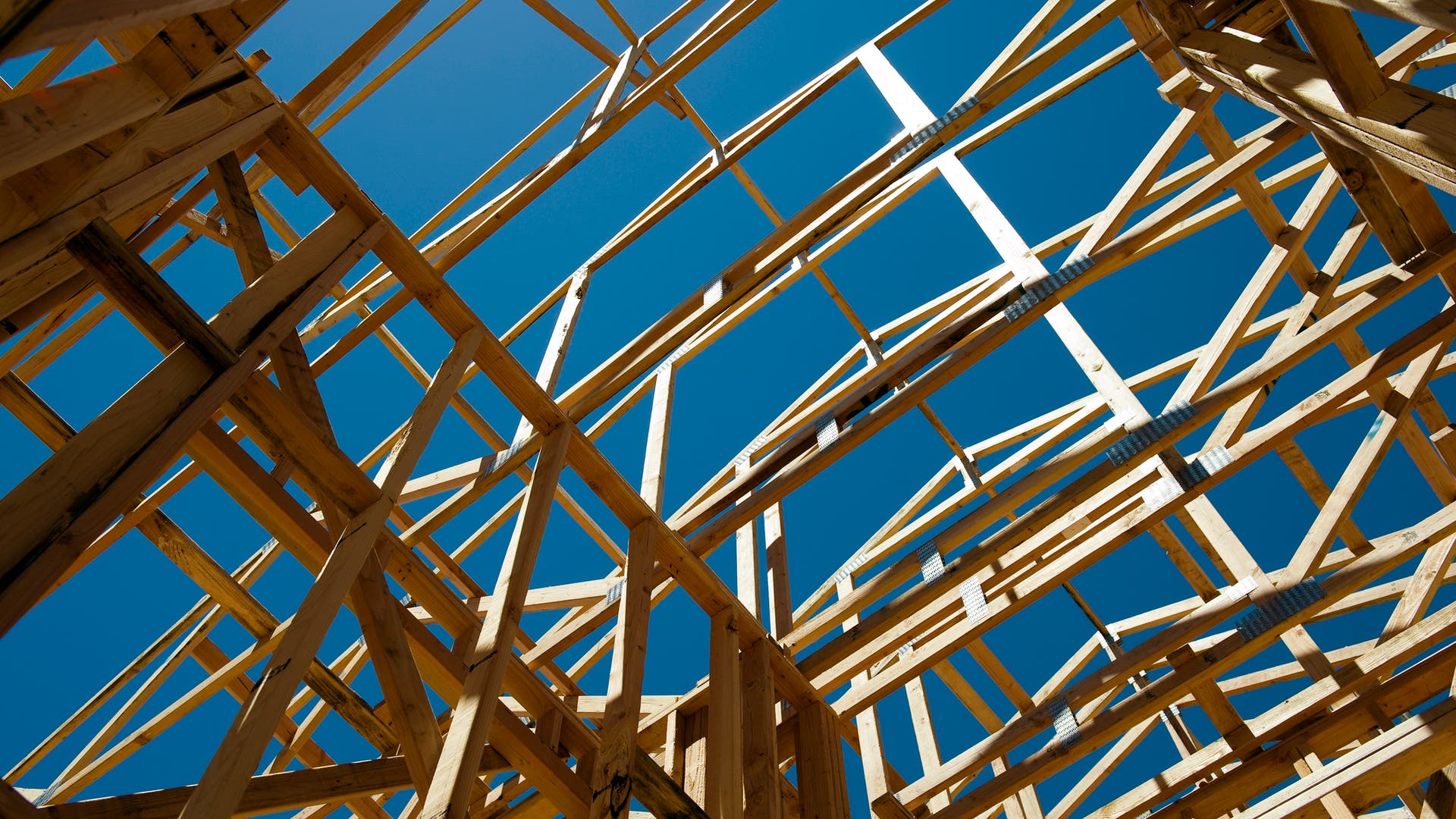 New house frame stage