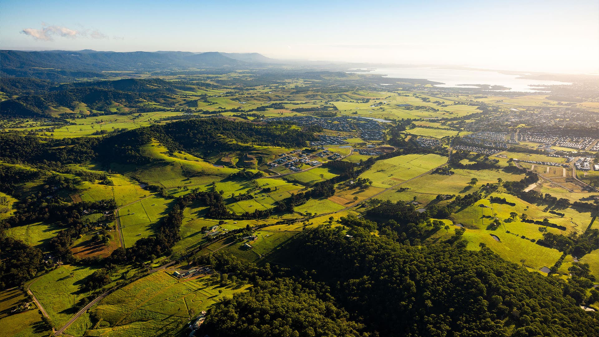 Calderwood Valley Estate Aerial Photograph