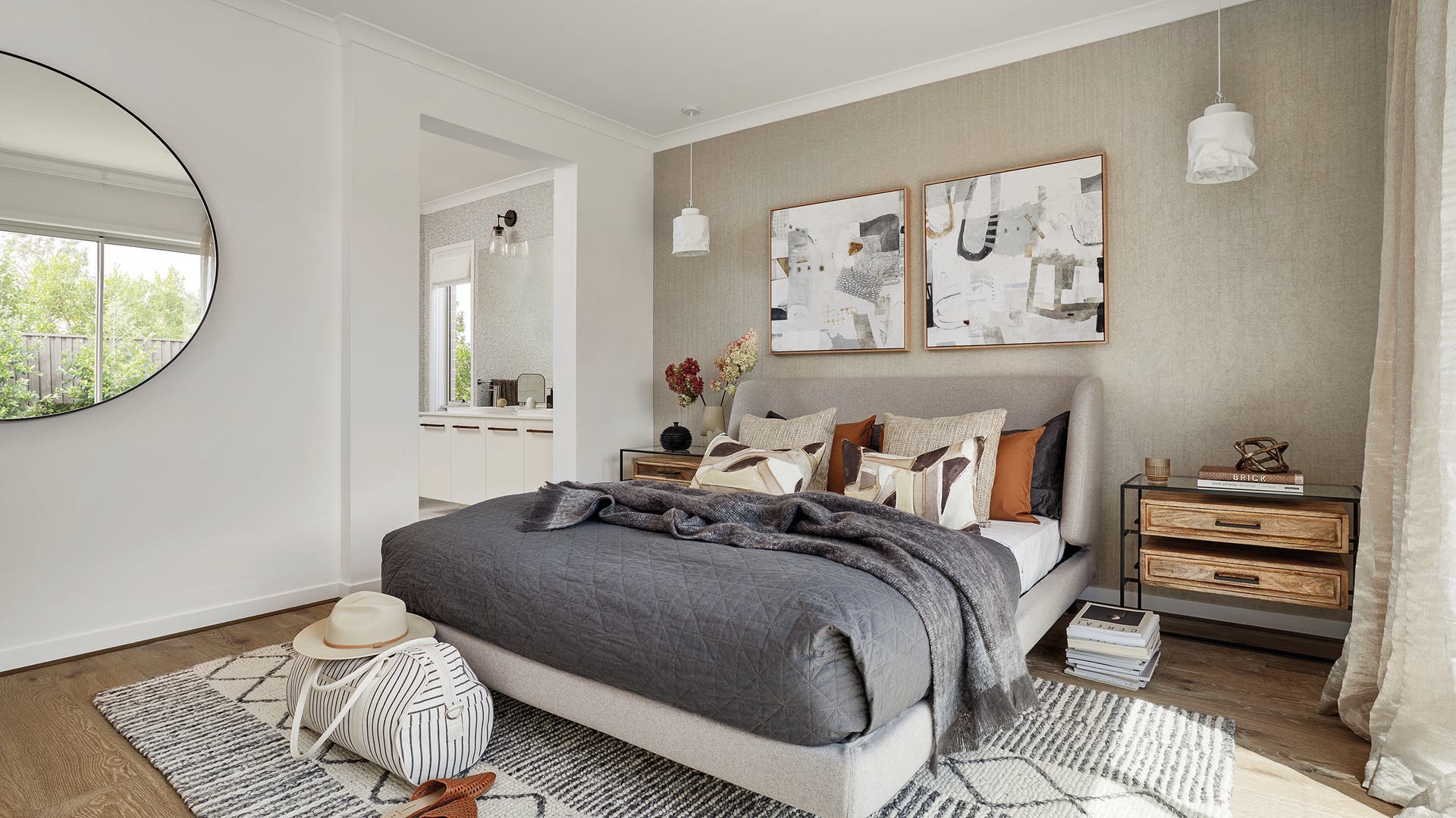 Summit 28 master bedroom on display in Berwick